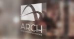 Vinyl glass door logo