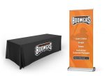 Harvest Media Portfolio - Schaumburg Boomers Roll Up Display and Table Cloth