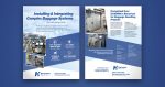 promotional flyer design front and back view - the baggage claim specialists