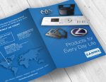 Harvest Media Portfolio - Brochure Design for Sanwa Screen in Schaumburg