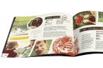 close up of page layout for Christian teen camp