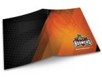 presentation folder cover design for Schaumburg baseball team