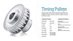 product page design for timing pulley