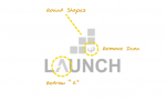 Illustrating logo design process