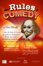 Poster design for comedy theater