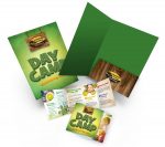Presentation folder with accompanying brochure design